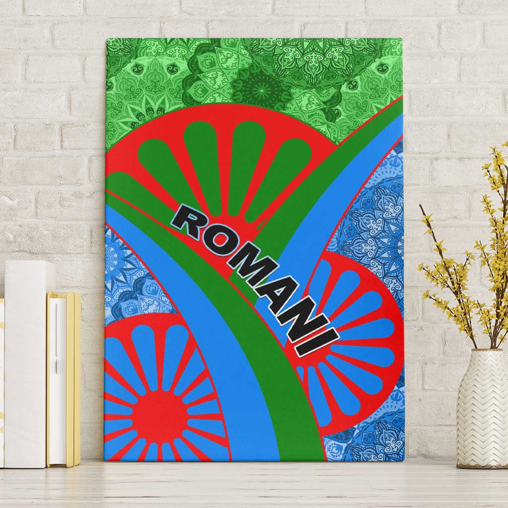 International Romani Day 2024 Canvas Wall Art Gypsy Pattern Tribal
