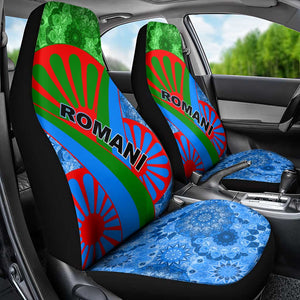 International Romani Day 2024 Car Seat Cover Gypsy Pattern Tribal