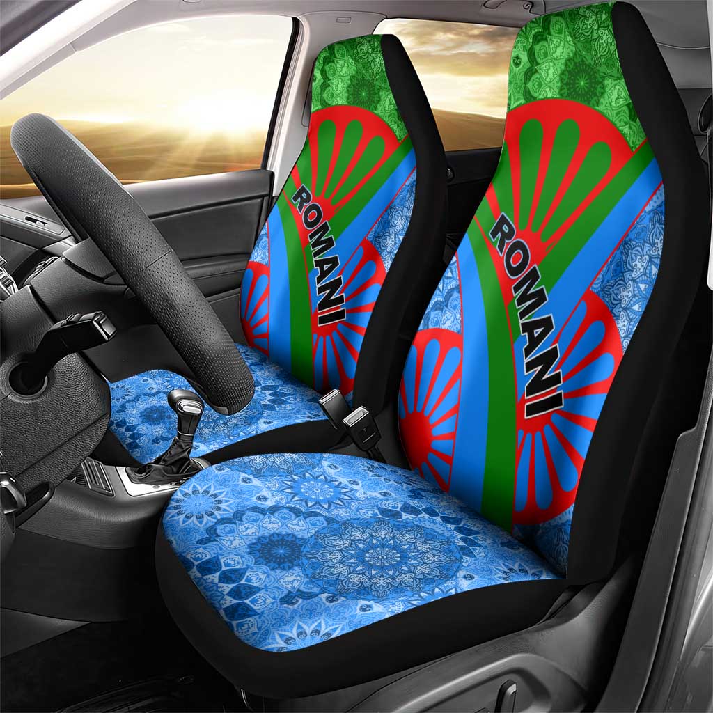 International Romani Day 2024 Car Seat Cover Gypsy Pattern Tribal