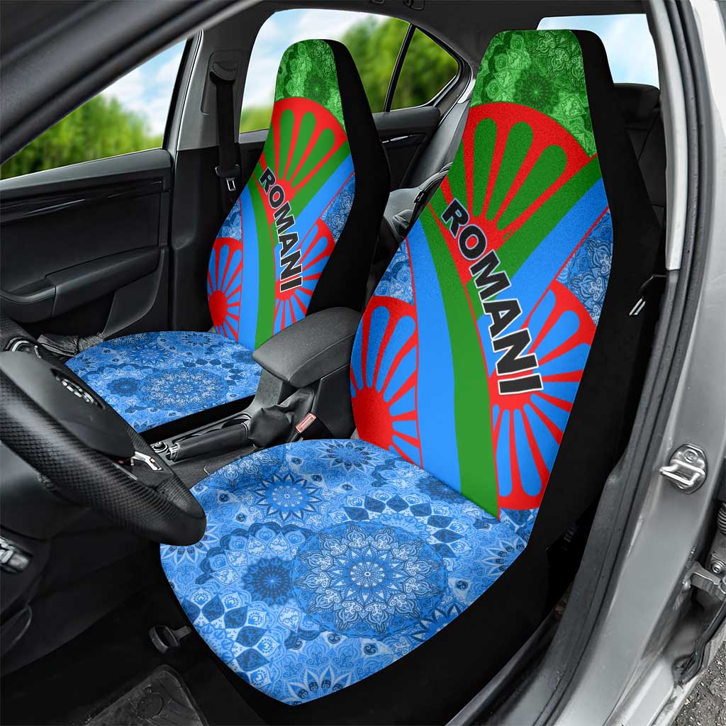 International Romani Day 2024 Car Seat Cover Gypsy Pattern Tribal