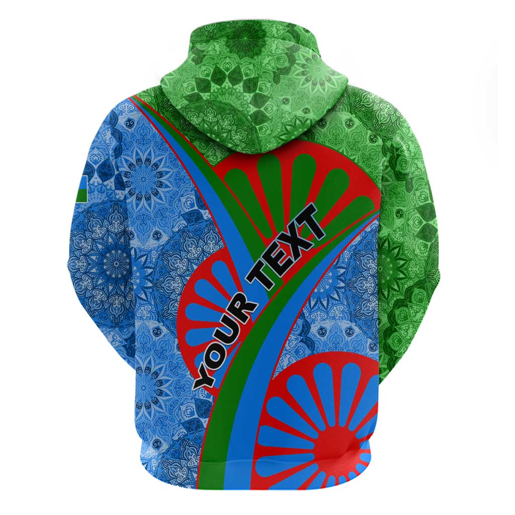 International Romani Day 2024 Hoodie Gypsy Pattern Tribal