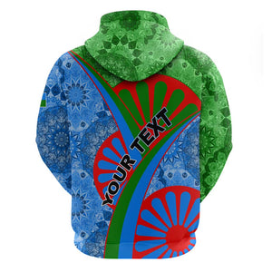 International Romani Day 2024 Hoodie Gypsy Pattern Tribal