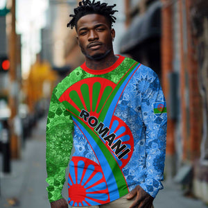 International Romani Day 2024 Long Sleeve Shirt Gypsy Pattern Tribal LT01