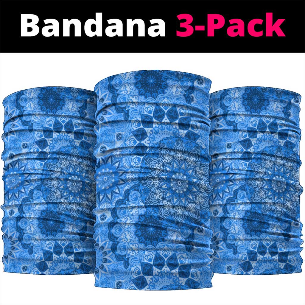 International Romani Day 2024 Neck Gaiter Gypsy Pattern Tribal - African Pride