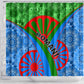International Romani Day 2024 Shower Curtain Gypsy Pattern Tribal