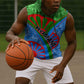 International Romani Day 2024 Sleeveless Hoodie Gypsy Pattern Tribal - African Pride