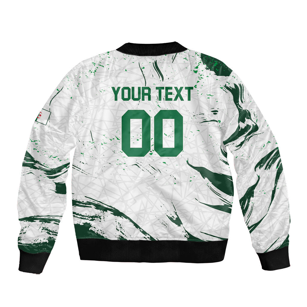 Custom Algeria 2026 World Football Bomber Jacket Les Fennecs Come On