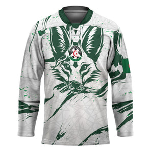 Custom Algeria 2026 World Football Hockey Jersey Les Fennecs Come On