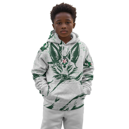Custom Algeria 2026 World Football Kid Hoodie Les Fennecs Come On