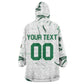 Custom Algeria 2026 World Football Kid Wearable Blanket Hoodie Les Fennecs Come On