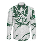 Custom Algeria 2026 World Football Long Sleeve Button Shirt Les Fennecs Come On