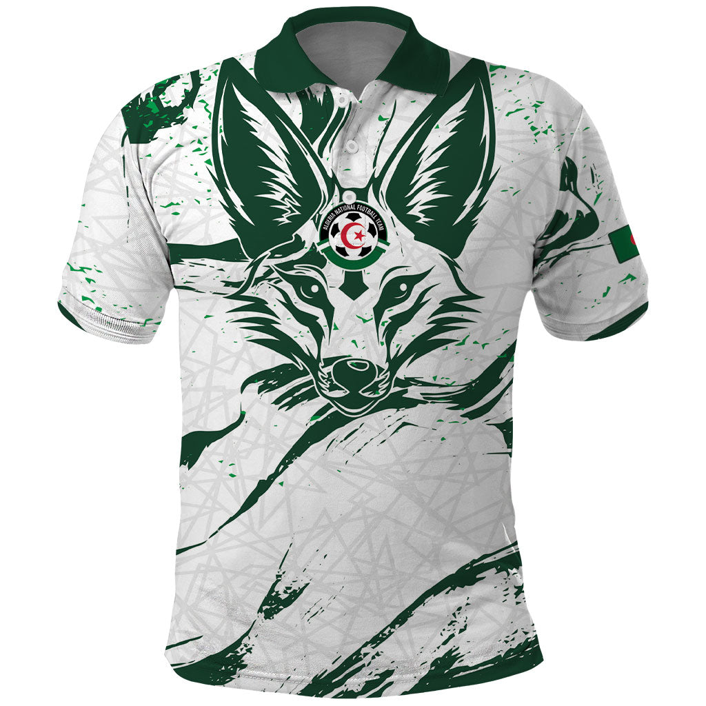 Custom Algeria 2026 World Football Polo Shirt Les Fennecs Come On