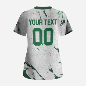 Custom Algeria 2026 World Football Scrub Top Les Fennecs Come On