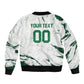 Custom Algeria 2026 World Football Sleeve Zip Bomber Jacket Les Fennecs Come On