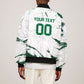 Custom Algeria 2026 World Football Sleeve Zip Bomber Jacket Les Fennecs Come On