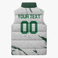Custom Algeria 2026 World Football Sleeveless Puffer Jacket Les Fennecs Come On