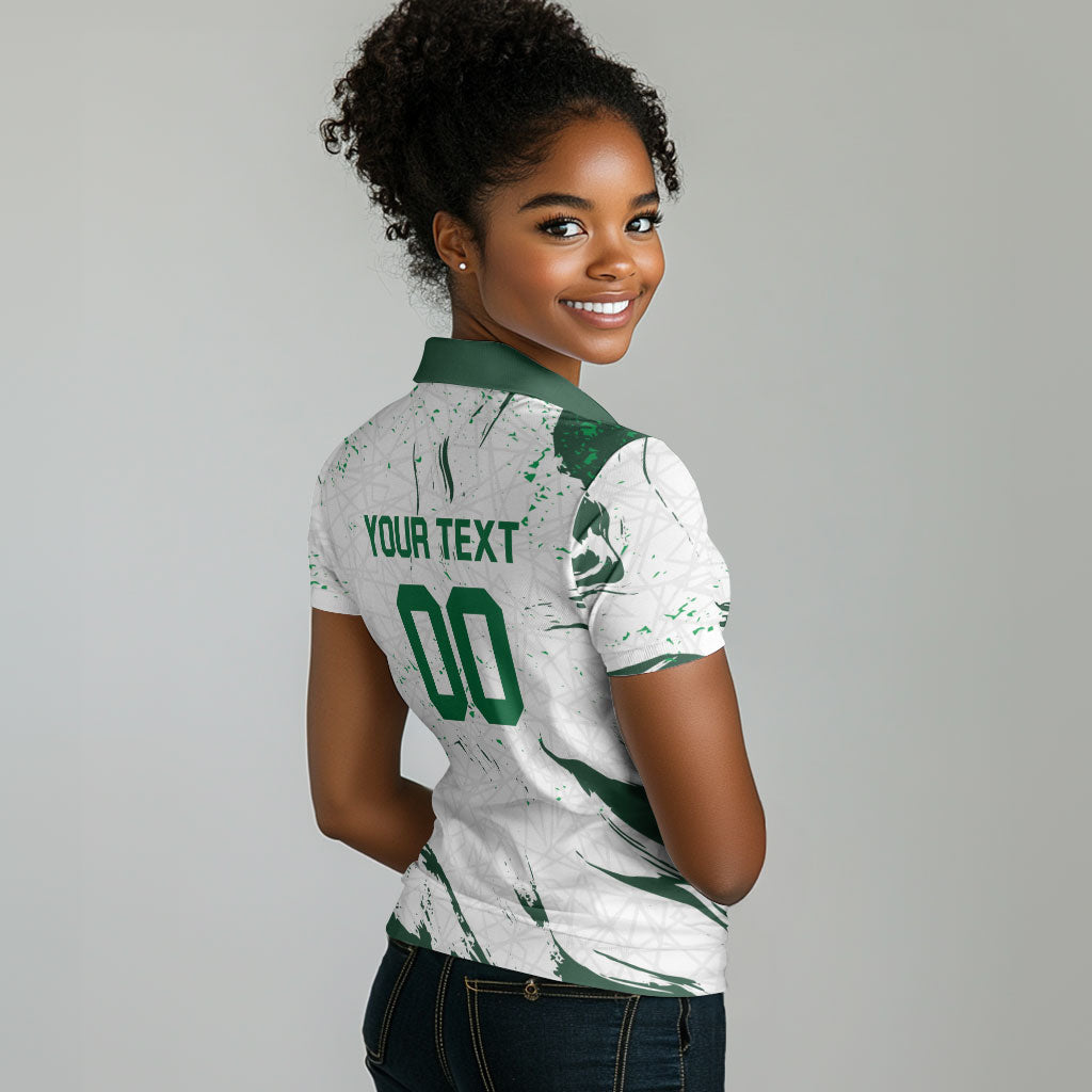 Custom Algeria 2026 World Football Women Polo Shirt Les Fennecs Come On