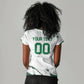 Custom Algeria 2026 World Football Women V-Neck T-Shirt Les Fennecs Come On
