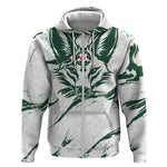Custom Algeria 2026 World Football Zip Hoodie Les Fennecs Come On