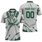 Custom Algeria 2026 World Football Zipper Polo Shirt Les Fennecs Come On