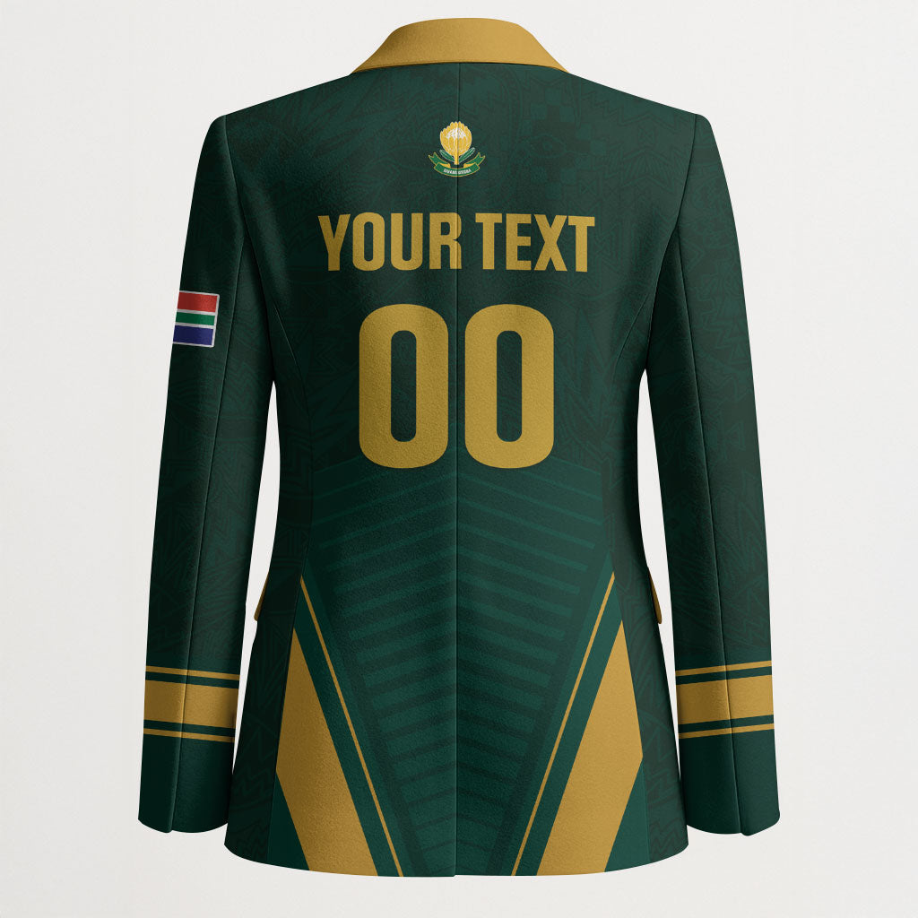 Custom South Africa 2026 World Football Blazer Bafana Bafana Woza