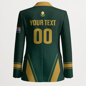 Custom South Africa 2026 World Football Blazer Bafana Bafana Woza
