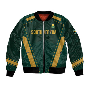 Custom South Africa 2026 World Football Bomber Jacket Bafana Bafana Woza