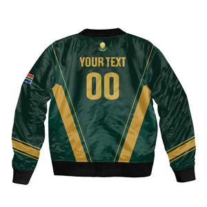 Custom South Africa 2026 World Football Bomber Jacket Bafana Bafana Woza