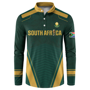 Custom South Africa 2026 World Football Button Sweatshirt Bafana Bafana Woza