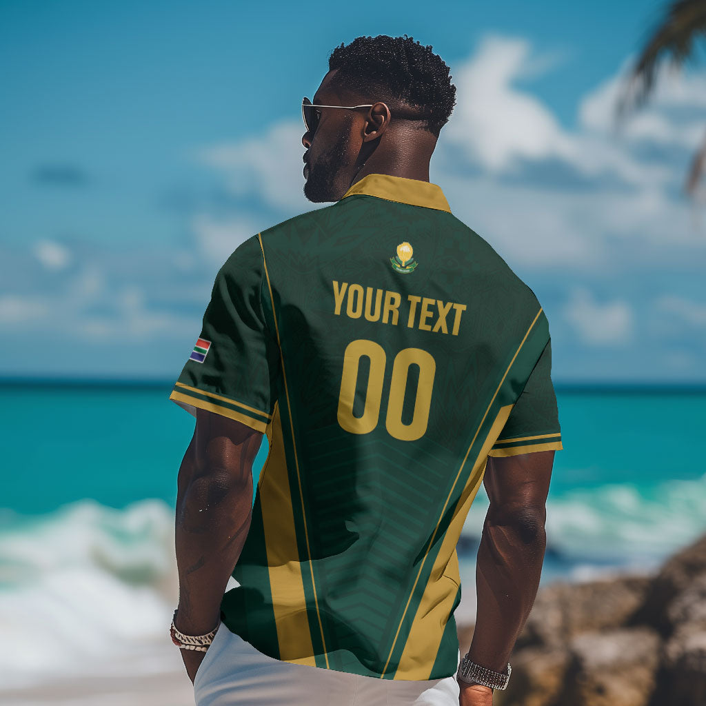 Custom South Africa 2026 World Football Hawaiian Shirt Bafana Bafana Woza
