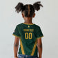 Custom South Africa 2026 World Football Kid T shirt Bafana Bafana Woza