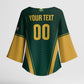 Custom South Africa 2026 World Football Kimono Sleeve Blouse Bafana Bafana Woza