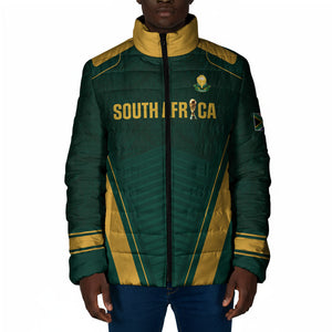 Custom South Africa 2026 World Football Padded Jacket Bafana Bafana Woza