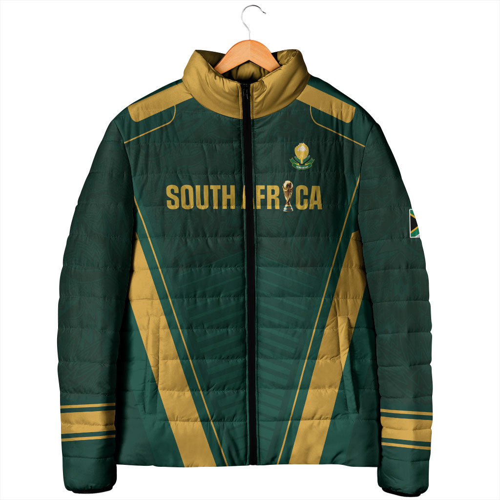 Custom South Africa 2026 World Football Padded Jacket Bafana Bafana Woza