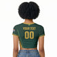 Custom South Africa 2026 World Football Raglan Cropped T shirt Bafana Bafana Woza