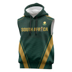 Custom South Africa 2026 World Football Sleeveless Hoodie Bafana Bafana Woza