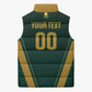 Custom South Africa 2026 World Football Sleeveless Puffer Jacket Bafana Bafana Woza