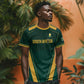 Custom South Africa 2026 World Football T shirt Bafana Bafana Woza