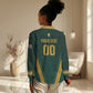 Custom South Africa 2026 World Football Women Casual Shirt Bafana Bafana Woza