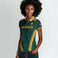 Custom South Africa 2026 World Football Women Polo Shirt Bafana Bafana Woza
