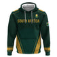 Custom South Africa 2026 World Football Zip Hoodie Bafana Bafana Woza