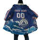 Custom Cape Verde 2026 World Football Cloak Blue Sharks Come On