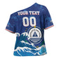 Custom Cape Verde 2026 World Football Cross Shoulder Shirt Blue Sharks Come On