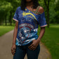 Custom Cape Verde 2026 World Football Cross Shoulder Shirt Blue Sharks Come On