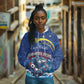 Custom Cape Verde 2026 World Football Hoodie Blue Sharks Come On