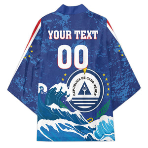 Custom Cape Verde 2026 World Football Kimono Blue Sharks Come On