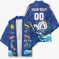Custom Cape Verde 2026 World Football Kimono Blue Sharks Come On