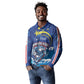 Custom Cape Verde 2026 World Football Long Sleeve Polo Shirt Blue Sharks Come On