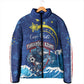 Custom Cape Verde 2026 World Football Padded Jacket Blue Sharks Come On