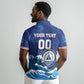 Custom Cape Verde 2026 World Football Polo Shirt Blue Sharks Come On LT01